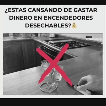 ENCENDEDOR DE ARCO ELÉCTRICO RECARGABLE